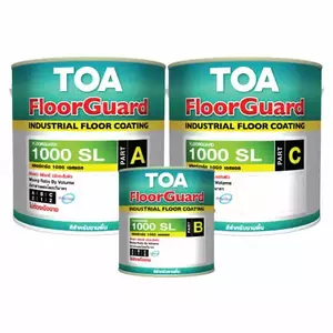 TOA 5012 TOA ฟลอร์การ์ด 1000 เอสแอล สีทาพื้นภายใน ฟิล์มหนา อีพ็อกซี่ สี Light Blue-1