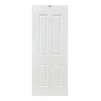 ประตูภายนอกUPVC AZLE L-35 80X200cm WH
