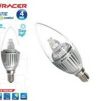 หลอดไฟ LED E14 4W เดย์ไลท์ หลอดจำปา RACER KATIE