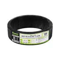 ELECTRIC WIRE VCT IEC53 RANZZ 2x1 SQ.MM. BLACK