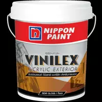 สีทาภายนอก NIPPON PAINT VINILEX BASE B ชนิดกึ่งเงา 2.5แกลลอน