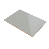 ไม้ MDF แลคเกอร์ไฮกรอส Grey MK3258 กาว E2 ยกเลิกผลิต