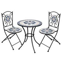 OSLO MOSAIC 2-SEAT PATIO FURNITURE