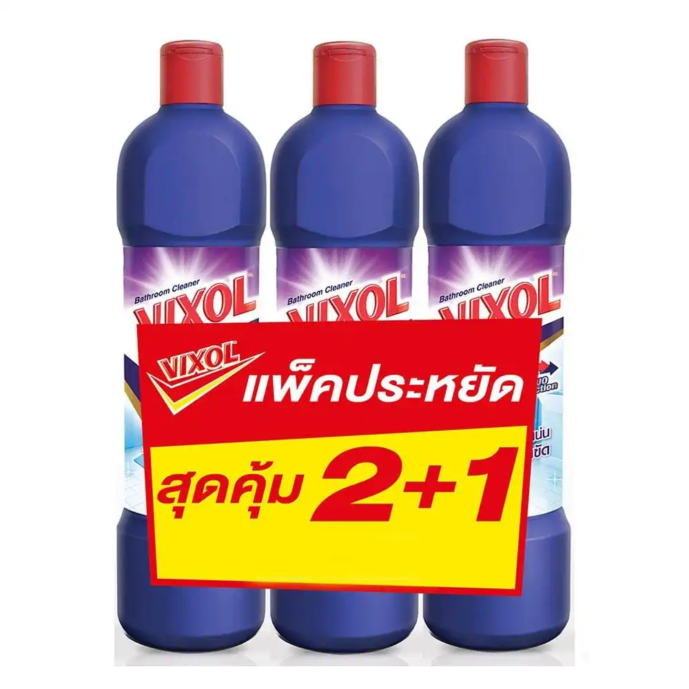 Bathroom Cleaner VIXOL 900 ml Purple (Pack 2+1)-1