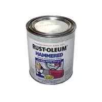 #7213 สีน้ำมันลายฆ้อน RUST-OLEUM สีขาว 1/4แกลลอน
