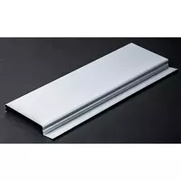 ฝ้าอลูมิเนียม แนวยาว Box Series F-Profile Fameline 100F สี Pure White