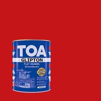 TOA G252 TOA แฟลท อีนาเมล สีน้ำมันเคลือบด้าน Scarlet Medium