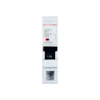 เบรกเกอร์ 10 แอมป์ MCB SAFE T CUT 1 Pole 6KA รุ่น US สีขาว