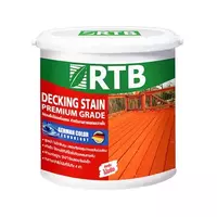 #DK105 สีย้อมพื้นไม้ RTB DECKING STAIN สีวอลนัท ชนิดด้าน 1แกลลอน