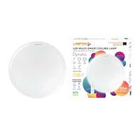 โคมไฟเพดาน LED LAMPTAN DYNATIC 24 วัตต์ DAYLIGHT COOLWHITE WARMWHITE 16 นิ้ว