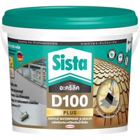 อะคริลิกกันซึม SISTA D100 PLUS 4 กก. สีขาว