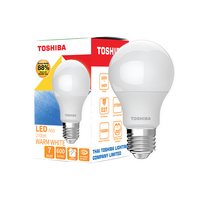 TOSHIBA A60 G7 E27 7W Warm White LED Bulb, Pear Shape