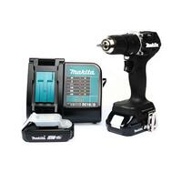สว่านกระแทกไร้สาย (พร้อมแบตเตอรี่) MAKITA DHP487YX2B 13 มม. 18 โวลต์