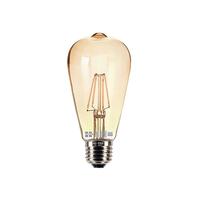 หลอดไฟ LED E27 6W วอร์มไวท์ ST64 HI-TEK FILAMENT