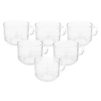 แก้วชา 200ml OCEAN GLASS STACK แพ็ก 6 ใบ