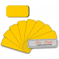 แผ่นอลูมิเนียม คอมโพสิต 3 มม. SkyHigh SH-6121 สีเหลืองปานกลาง
