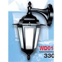 โคมไฟติดผนังภายนอก MD WD01- B TSN PL/GS BK
