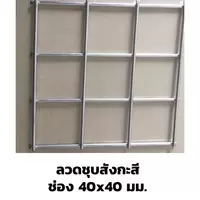 ตะแกรงอาร์ค ลวดชุบสังกะสี 40x40 มม.