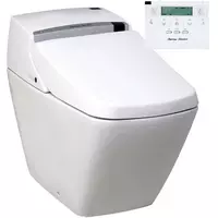 สุขภัณฑ์อัตโนมัติ American Standard 2010P2-WT-9 4.5/6 ลิตร ยูโรเซ็น แบบใช้ไฟฟ้า ปลั๊ก 2 ขา ฝาธรรมดา