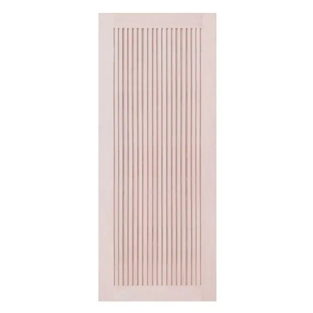 ประตูไม้เนื้อแข็ง N999 C-MODERN 80x200 ซม. สีธรรมชาติ ไม่เจาะลูกบิด-1