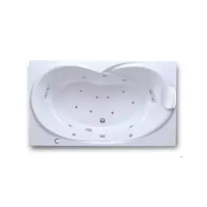 American Standard SAVONA TF-7280100-WT Whirlpool Bathtub + Pillow