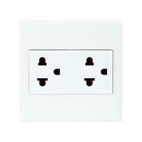 ชุดเต้ารับคู่ 3ขากลม BSW 1392 PAN