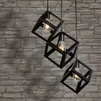 3-bulb chandelier, aluminum, Jacob model ML1711 HEAP