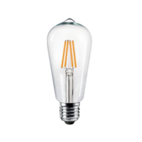 E27 4W Warm White LED Bulb ST64 NAGAS FILAMENT