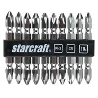 ดอกไขควงหัวสลับ STARCRAFT 700138 PH2 65 มม. แพ็ก 10 ชิ้น