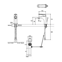 K-76953X-4-CP Englefield Basin Faucets Aricia