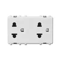 เต้ารับคู่ 3ขา+ม่าน 3426UEST2M X 20 SCHN