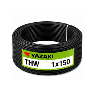 สายไฟ THW 1x150 ตร.มม. สีดำ YAZAKI (แบ่งขายเป็นเมตร)