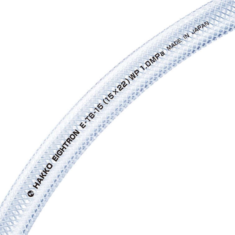 HAKKO E-TB: Braided fiber hose rubber hose braided hose multi-purpose hose. Soft PVC pipe-1