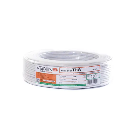 VENINE IEC01 THW Wire 1x4 mm2 White 100M-1