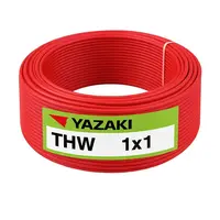 สายไฟ THW 1 ตร.มม. สีแดง YAZAKI