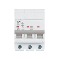 เบรกเกอร์ 50 แอมป์ MCB SAFE T CUT 3 Pole 10KA รุ่น US สีขาว