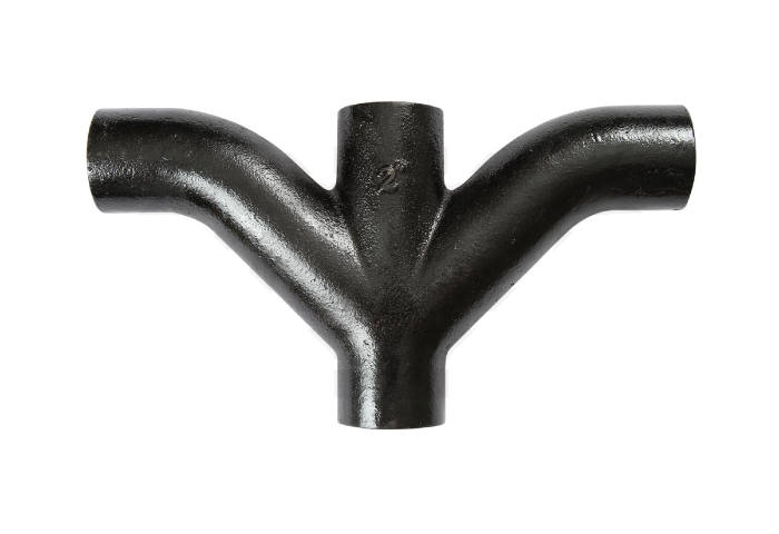 Double Combination Y and 1/8 Bend Hubless Type-1