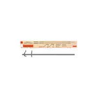 2-piece pipe antenna installation kit, Antenna Installation model, size 2.80 meters, silver color