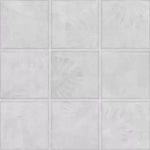 กระเบื้องปูพื้น 40x40 ซม. (16x16 นิ้ว) CAMPANA แฮปปี้ลีฟ-เทา (A)
