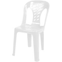 SPRING BACKREST FT-243A WH 4LEGS CHAIR
