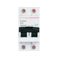 เบรกเกอร์ 32 แอมป์ MCB SAFE T CUT 2 Pole 10KA รุ่น EU
