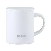 ถ้วยน้ำสูญญากาศพร้อมฝา350ML THERMOS ขาว