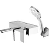 Wall-mounted bathtub mixer tap with hand shower set, American Standard ACACIA EVOLUTION A-1311-200.