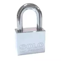กุญแจลูกปืน SOLO 4507SQC-55 55 มม. สีสเตนเลส