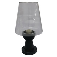 ไฟหัวเสา LIGHT MOS LM6007 MODERN สีดำ