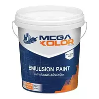 สีทาภายใน MEGA KOLOR สีขาว ชนิดด้าน 17.5ลิตร