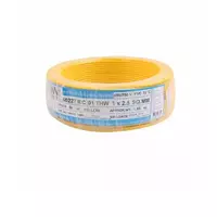 THW cable (IEC01) 1x2.5 sq.mm. yellow 50 meters NNN