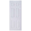 UPVC Door Unix Exterior White UP-6 70x200x3.5 cm Drill 8852402129061