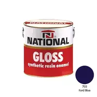 #703 สีน้ำมัน DELTA NATIONAL สีฟ้า ชนิดเงา 1แกลลอน