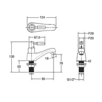 K-7287X-CP Englefield Basin Faucets PATO